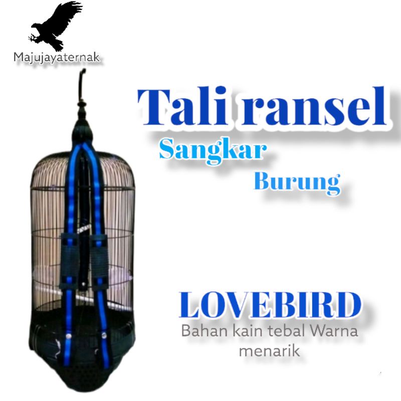 tali ransel sangkar burung lovebird DNR