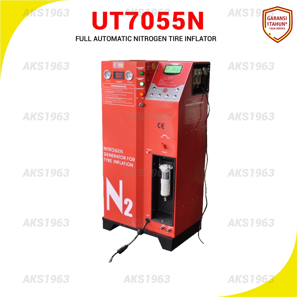 Mesin Generator Pompa Isi Angin Nitrogen Ban Mobil Motor For Tire Inflator 70L 220V AKS - UT7055N