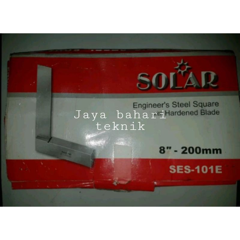 

Siku Mesin 8 inch Penggaris Baja SOLAR