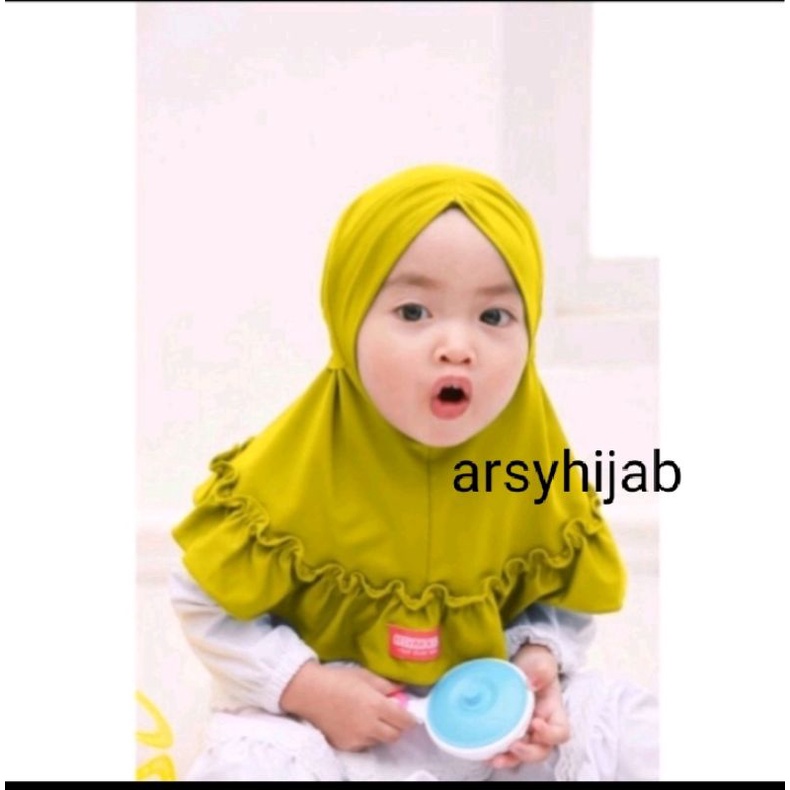 jilbab bayi / kerudung syria amira 0-3thn