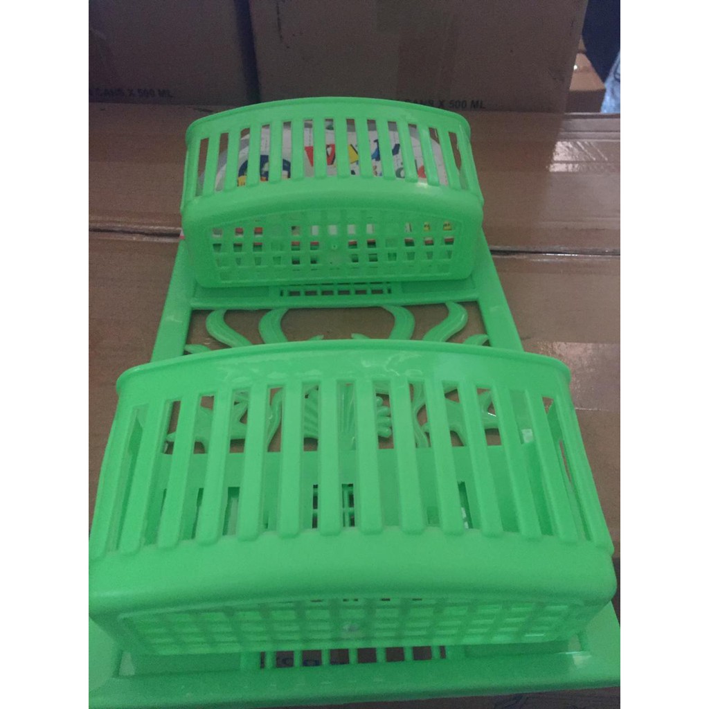 Rak Kamar Mandi Plastik 2 Susun Desain Cantik