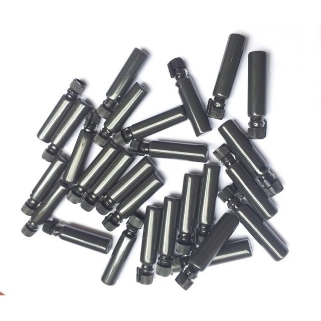 TKTX 1PC LEM BULU MATA HITAM BOTOL KACA MINI LEM BULU MATA TANAM FLARE