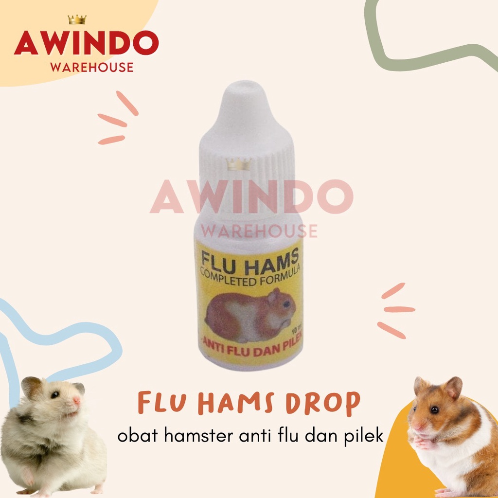 FLU HAMS - Obat Hamster Anti Flu Pilek Infeksi Pernapasan FLUHAMS