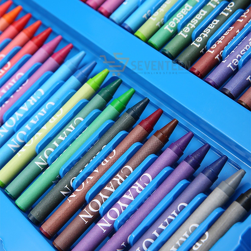 SEVENTEEN ART SET ISI 208 ARTSET PENSIL WARNA ANAK KRAYON SET ISI 208 PENSIL WARNA MELUKIS GAMBAR COLOURING PENCIL