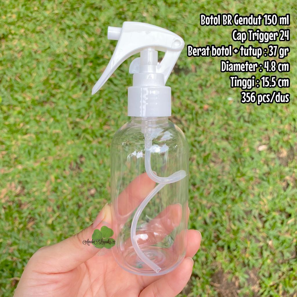 Botol TRIGGER BR Gendut 150 ml botol kemasan kosmetik 150 ml