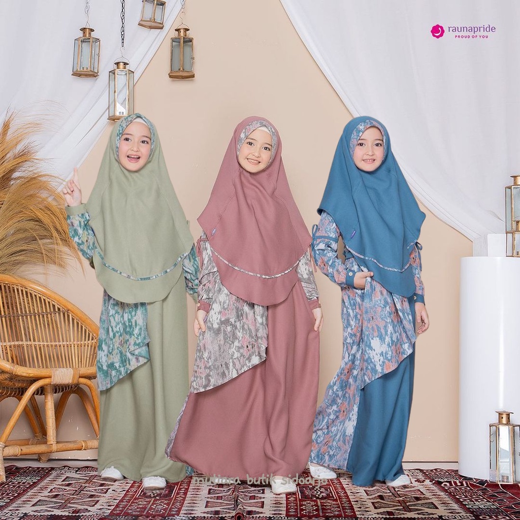 GAMIS ANAK RAUNA RGAF - 03 RAUNAPRIDE / SARIMBIT RAUNA / RAUNA GAMIS