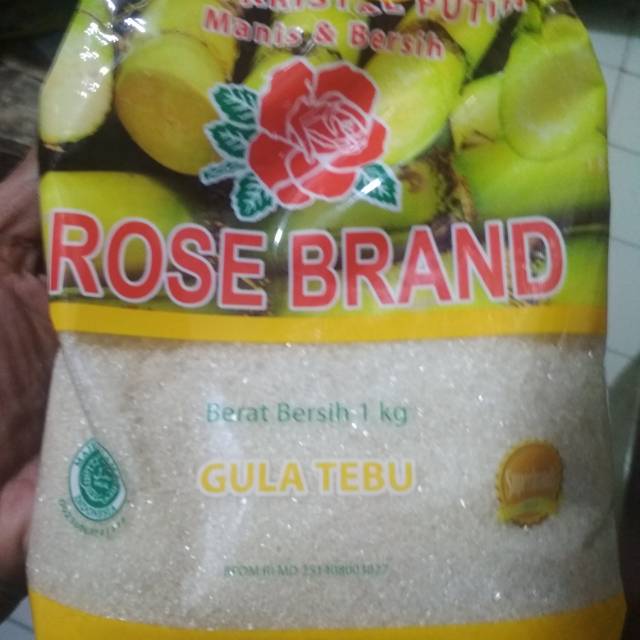 

Gula pasir rose brand