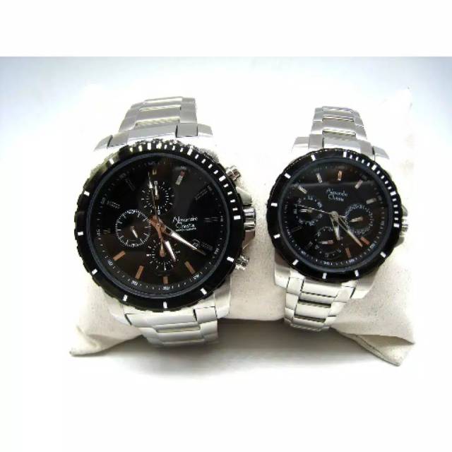 Jam alexander christie Ac 6141 silver black edition