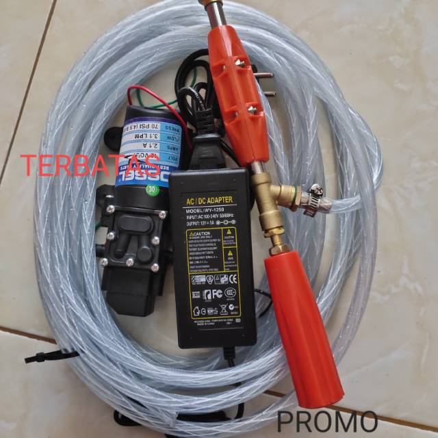 Steam cuci motor  mobil portable