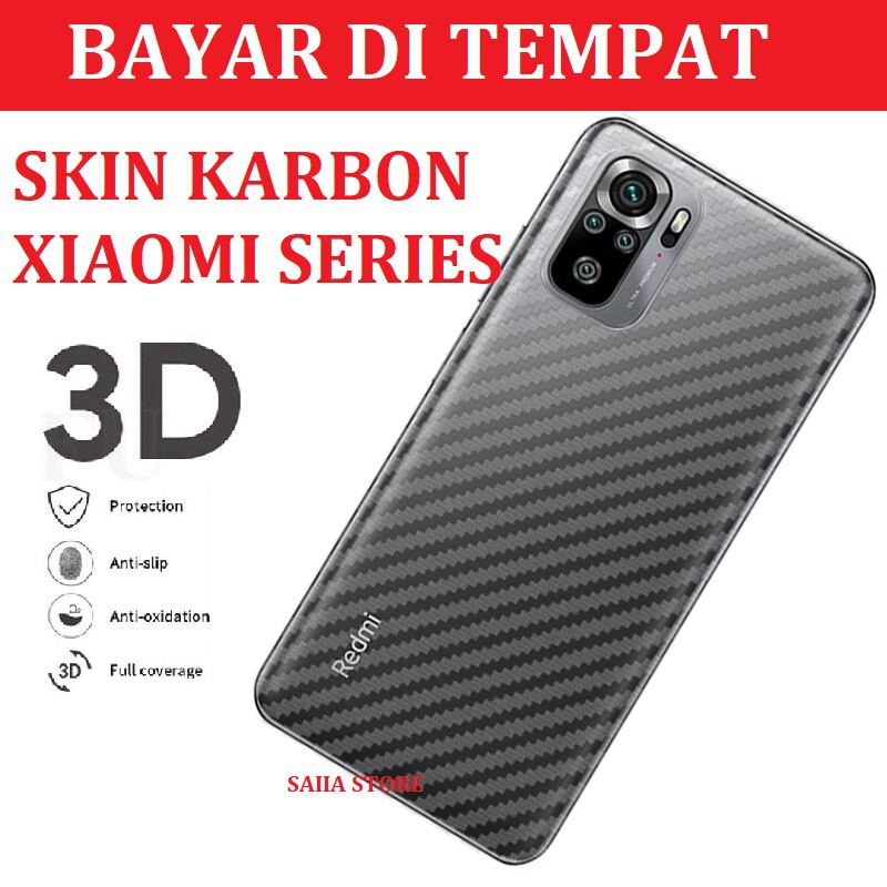 Skin Karbon Xiaomi Redmi Note 10 Redmi 9c