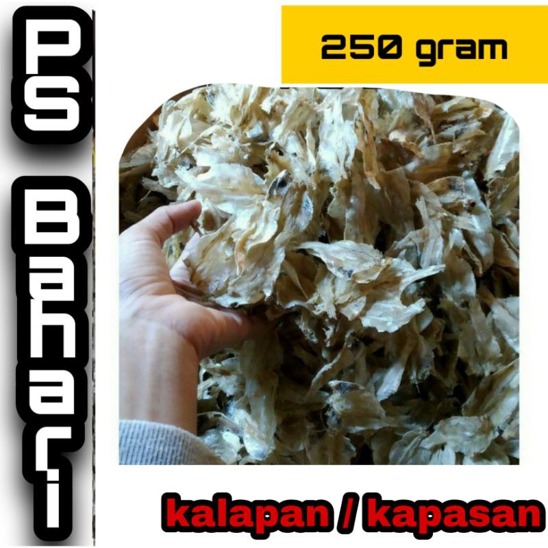 

Ikan asin Kalapan 250 gram / ikan asin kapasan 250 gram