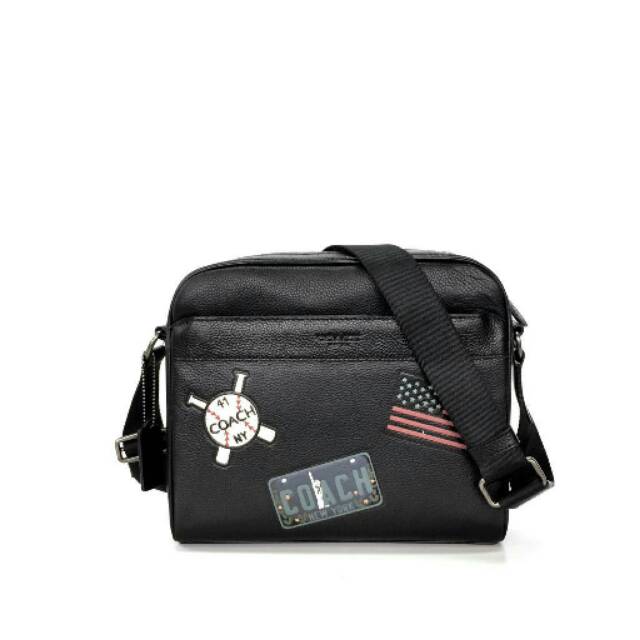 COACH men slingbag selempang tas kerja Charles Camera Bag