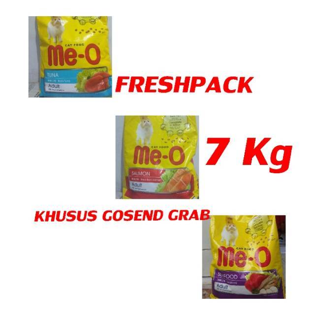 meo me o me-o 7 kg 7kg adult menggunakan gosend atau grabsend