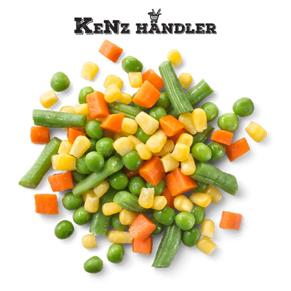 

KeNz Händler FROZEN VEGETABLES 4 WAYS. CORN,CARROT,PEAS, GREAN BEAN. GRAB & GOJEK