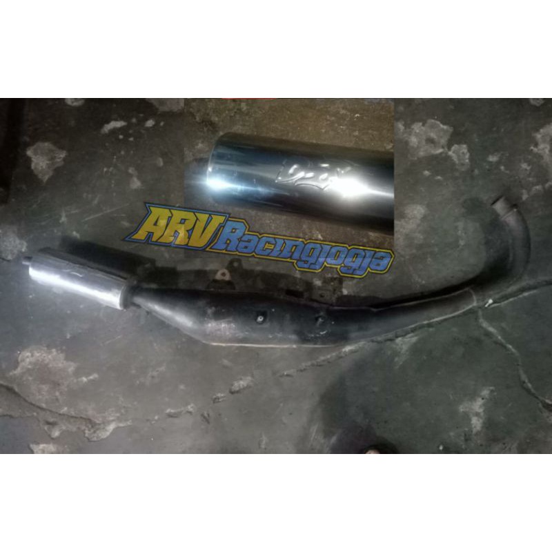 Knalpot D2T Satria 2T 2Tak Standar Bedah D2T Satria D2T Suzuki Satria Hiu Lumba