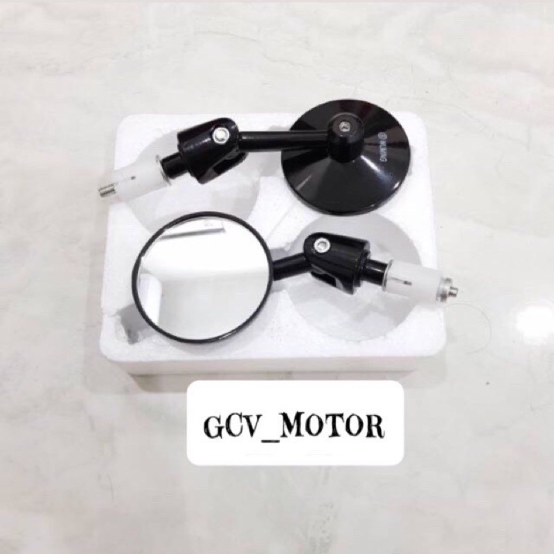 SPION JALU BULAT CARBON SPION JALU BAR END BEAT VARIO SCOOPY NMAX LEXI AEROX PCX XMAX-Hitam polos