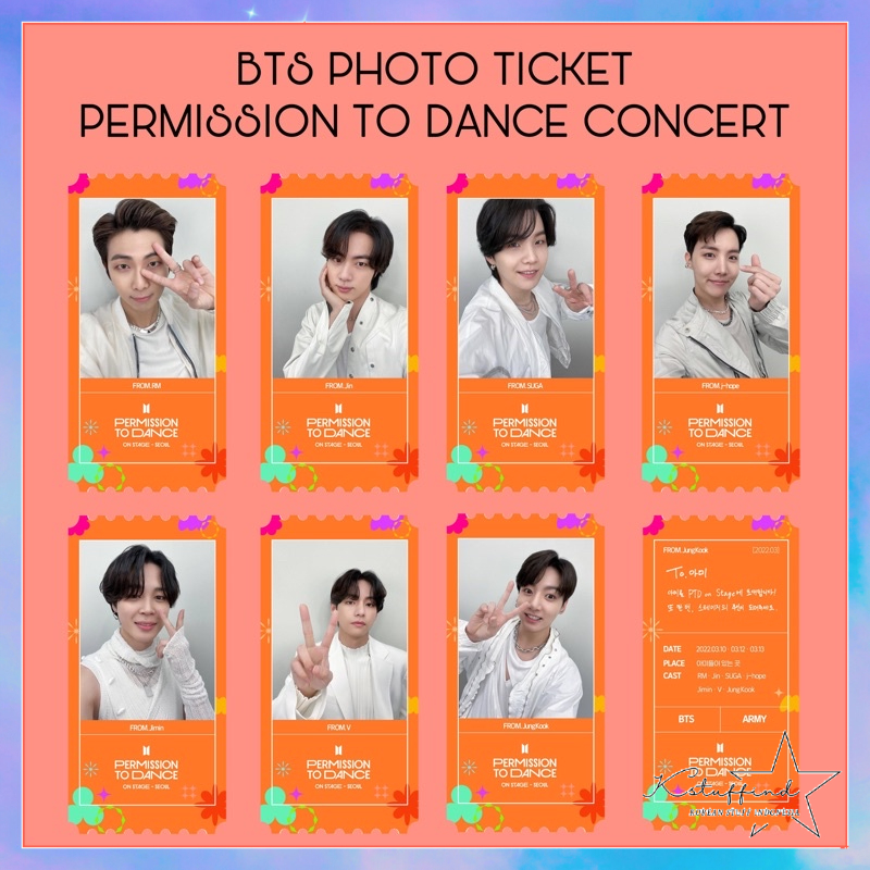 [kstuffind] BTS PHOTO TICKET PTD CONCERT PERMISSION TO DANCE LAS VEGAS BANGTAN ARMY USA KONSER CONCERT FOTO TIKET MURAH ARMY
