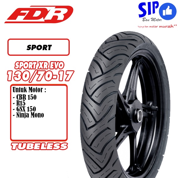 Ban motor sport FDR Sport XR Evo 130 70 17 tubeless