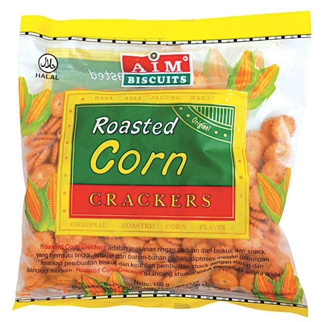 

AIM BISCUIT-AIM biscuits roasted corn crackers 180g