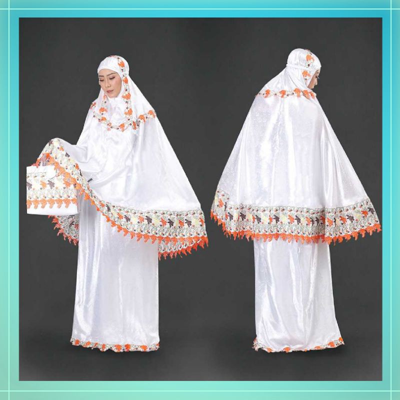 Mukena wanita motif Rukuh cewek dewasa