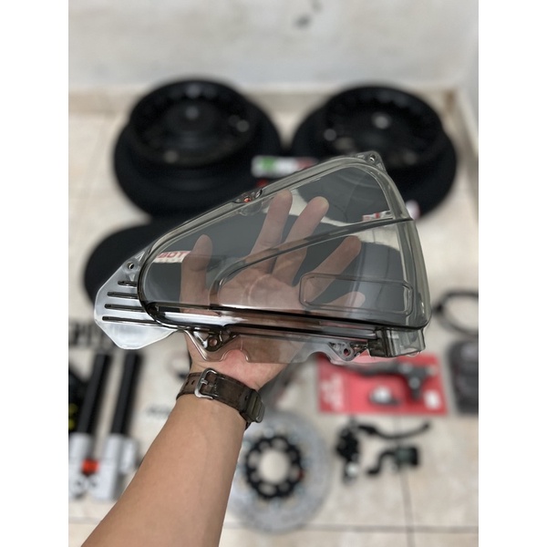 Tutup Filter Transparan Scoopy / Beat Fi Esp
