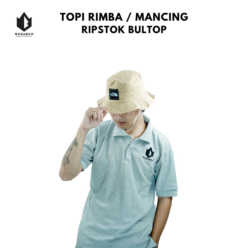 Bisa [COD] Topi Rimba / Topi Mancing Ripstok Bultop - Topi Gunung - Topi Outdoor