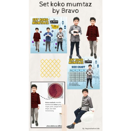 SET KOKO MUMTAAZ by BRAVO kids wear izzi.kids