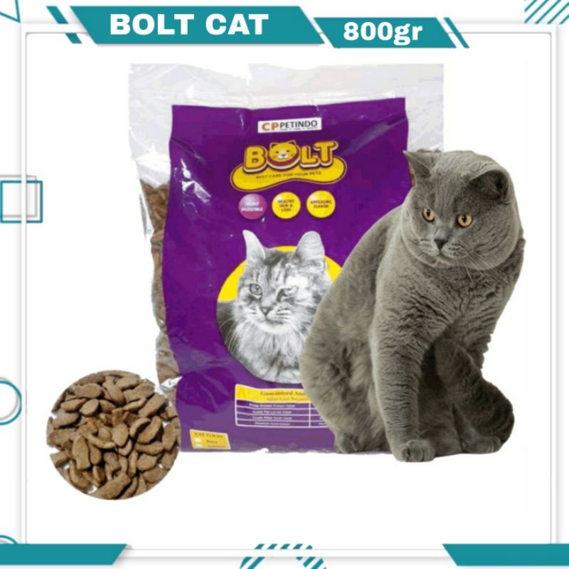 Makanan Kucing Bolt Tuna/ Kibble Donat / Bolt Kucing 800gr / Bolt Cat Tuna Food