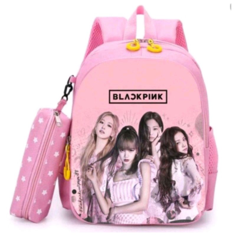 DAEYBAG-TAS RANSEL ANAK PAUD/TK/SD MOTIV PRINT BLACK FINK