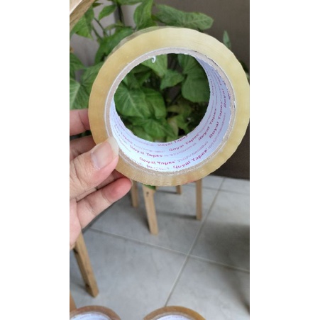 Lakban isolasi solatip bening 48 mm x 90 meter merk Royal Tapes 90 Yard