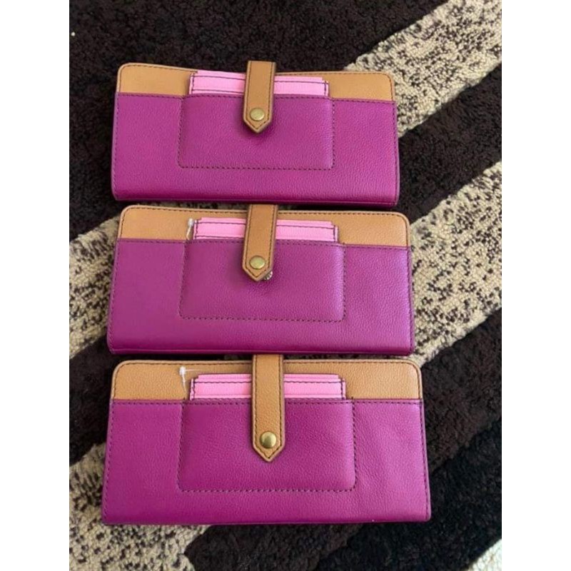 SALE 650,000 FOSSIL MYRA WALLET MAGENTA