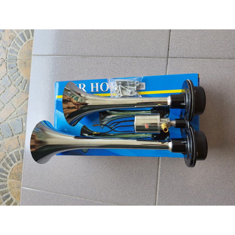 KLAKSON 2CORONG HINO RK KW PAKE ANGIN 12V 24V