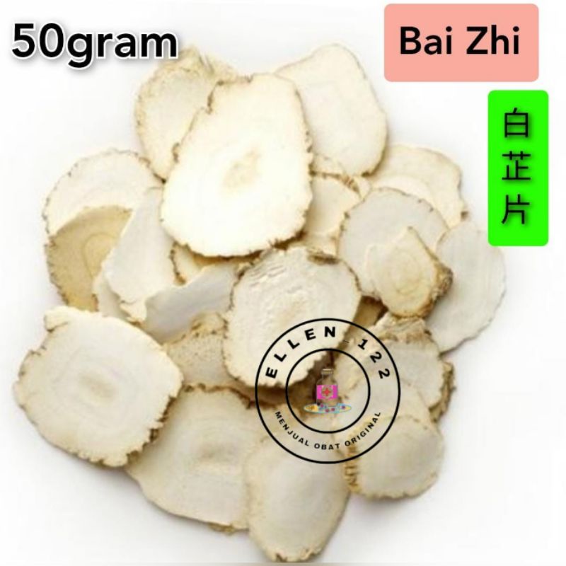 

50gram Bai Zhi Pek Chi / Angelica Root 白芷 Radix Angelicae DahuricaeHerbal