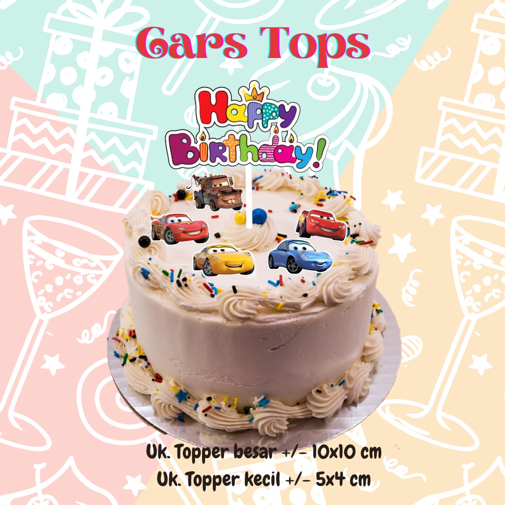 

Topper Cake Cars