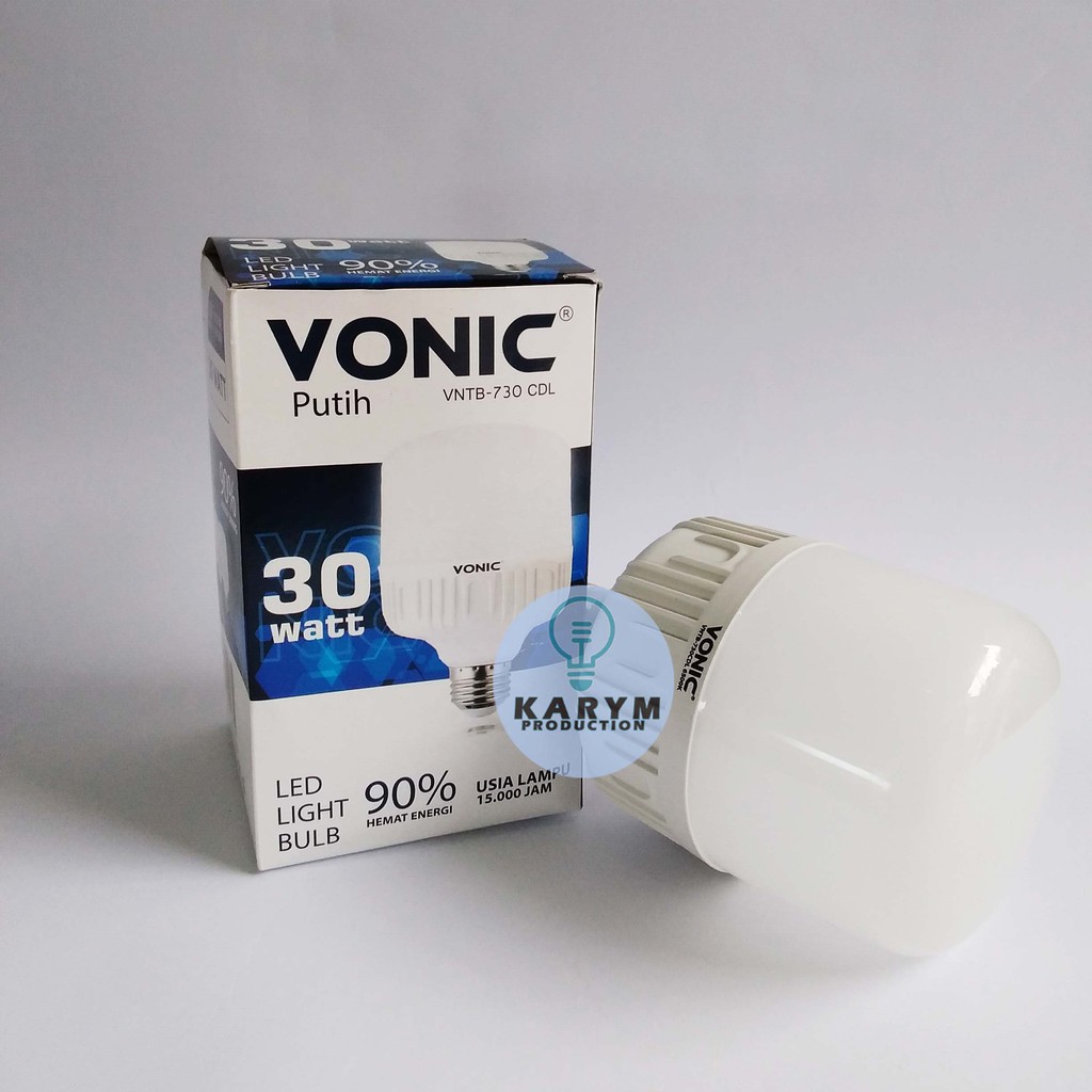 Lampu Bohlam Led 30 Watt Bulb Kapsul Murah Hemat Energi Merk Vonic