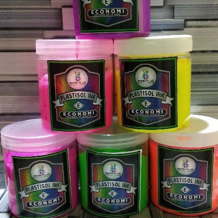 

H7Y Tinta Sablon PLASTISOL FLOURESCENT Brain Plus ORANGE 500gr
