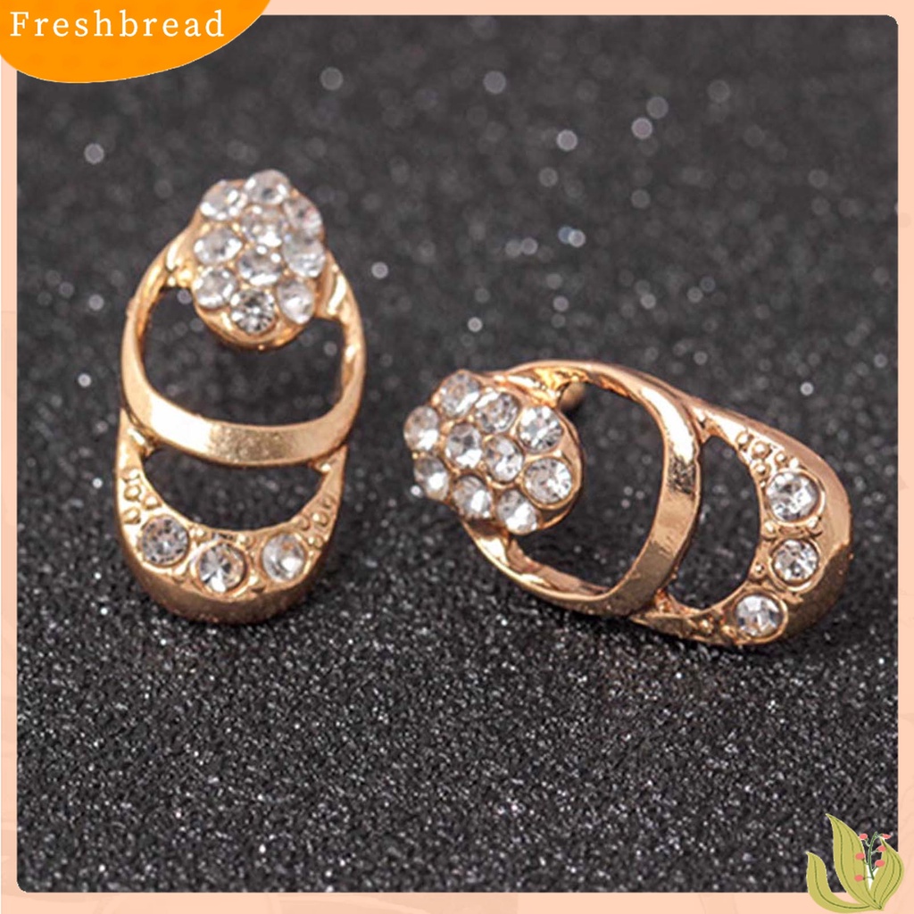 Fresh| Kalung Liontin Gelang Bahan Alloy Aksen Berlian Imitasi