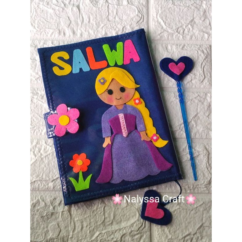 Sampul iqro karakter / cover iqro karakter Rapunzel