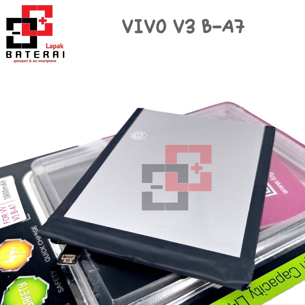 Log on - B-A7 Vivo V3 Double IC Battery Baterai Batre