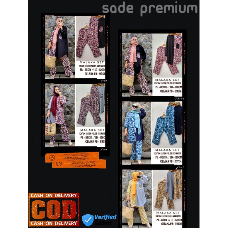 

SET MALAKA MOTIF (KOLEKSI TERBARU)| MALAKA SET