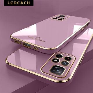 lereach luxury casing for xiaomi redmi note 11 global note 11 pro 5g case plating soft silicone shockproof cover