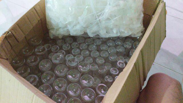 (paket 10 Pcs) Botol Fliptop 250 Ml Variant Tutup Natural