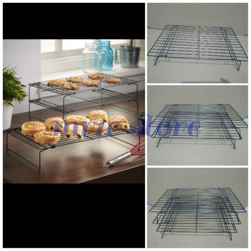 cooling rack kue 40x25/rak pendingin kue/cooling rack susun