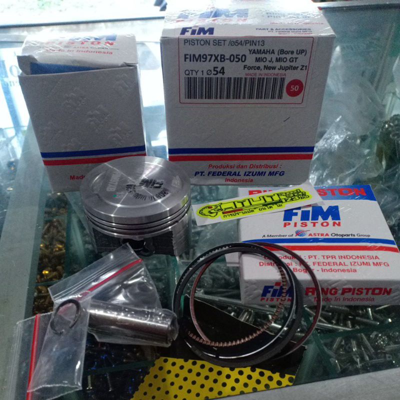 piston seher kit fim 54mm pin 13 mio j mio GT jupiter z1 vega zr fim97