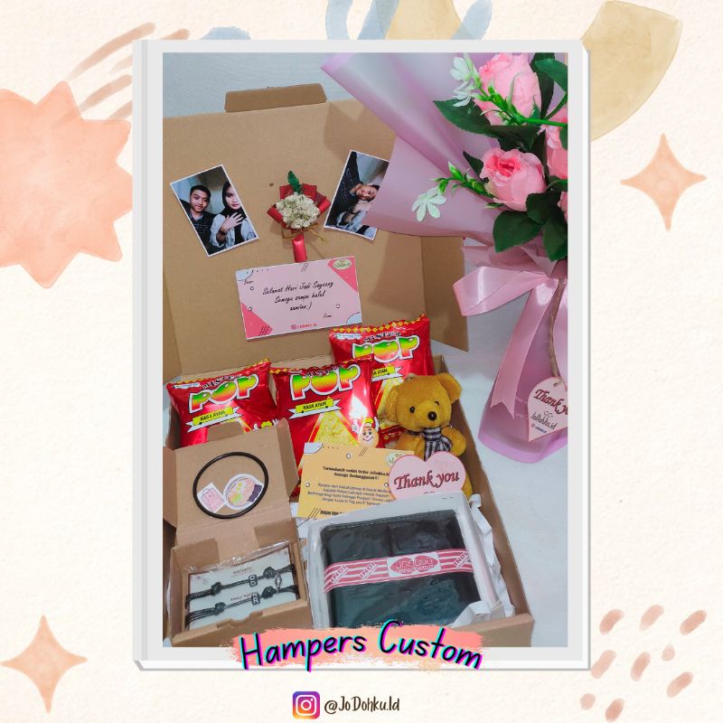 

VIRAL Hampers Custom / GIFT / ANNIVERSARY / PARTY