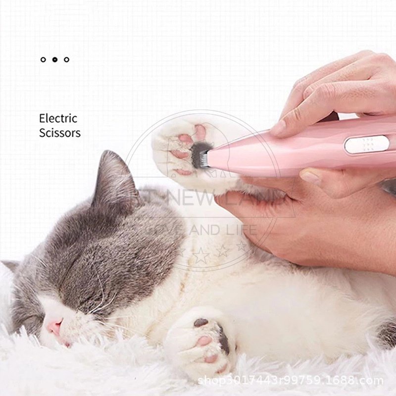 Pet Trimmer Paw Cukuran Pet Paw Alat Cukur Pet Clipper Paw Pet Paw Trimmer Elektrik Grooming Kucing