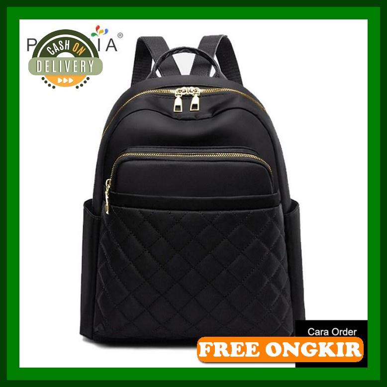 Jtf7127 Tas Rangsel Ransel Punggung Gendong Stylish Wanita Perempuan Cewek Cewe Import Impor Korea B