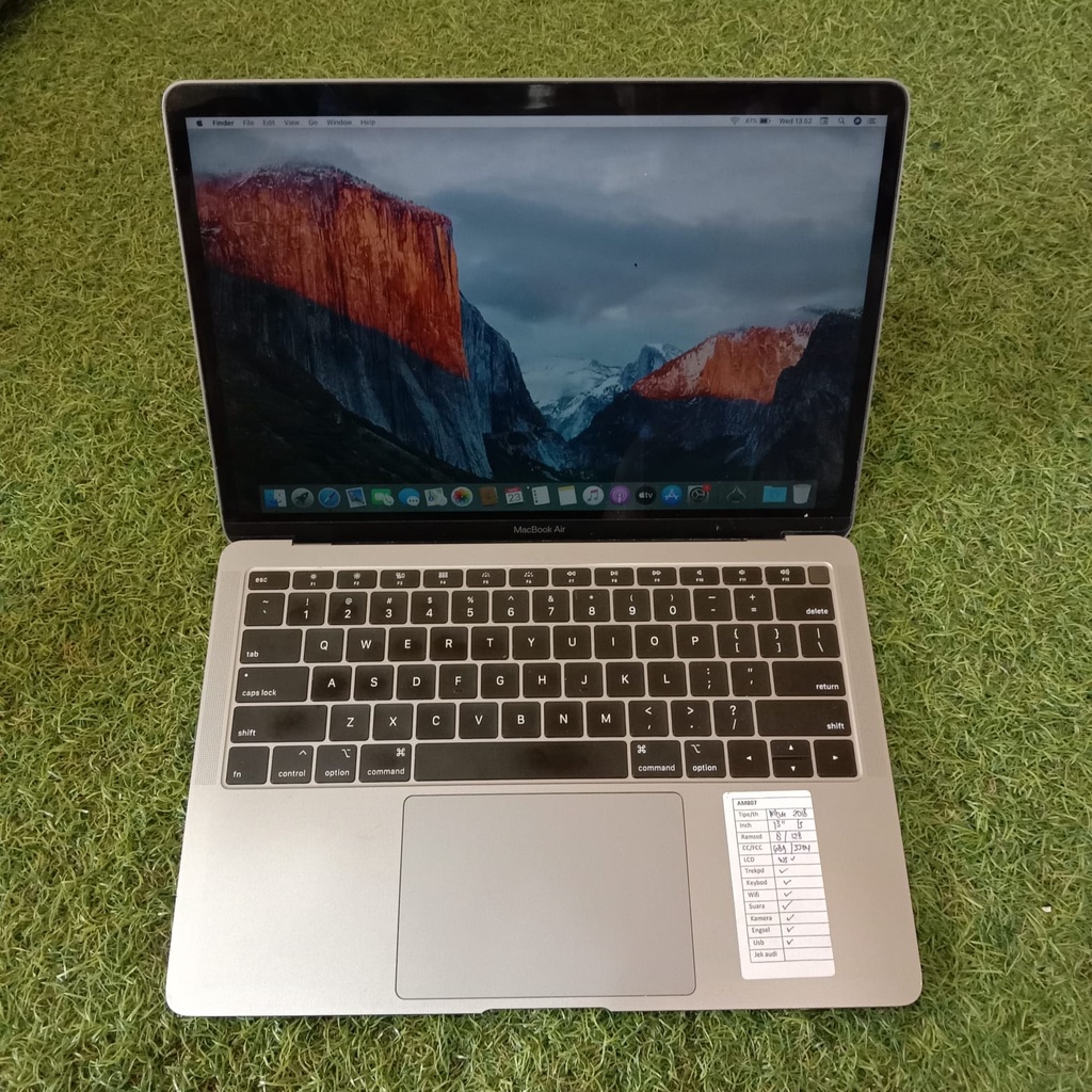 Macbook Air Retina 2019 13 Inch core i5 // i7 128gb 256gb 512gb Second Original
