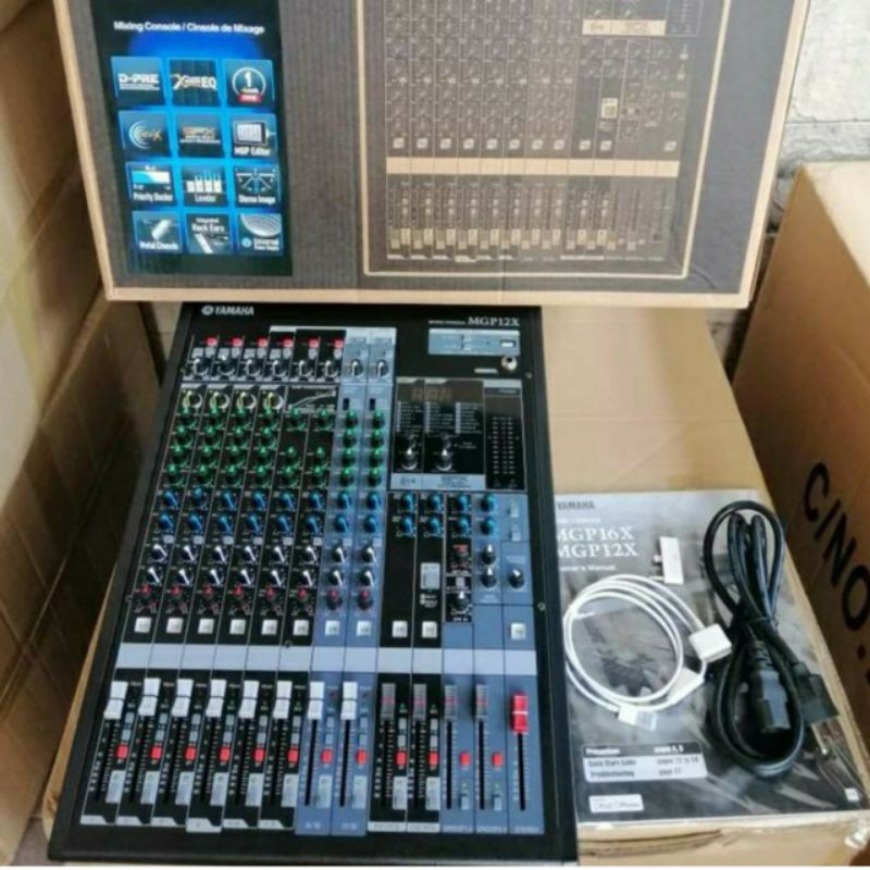 mixer yamaha mgp 12x/mgp12x/mgp12 x ( 12 channel ) GRADE A