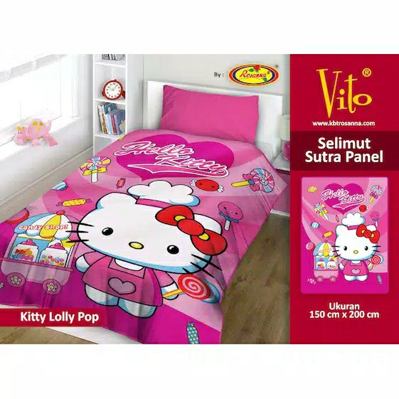 Ww Selimut Vito - Sutra Panel - Pilihan Motif Part 1 - 150x200 - Rosanna Group